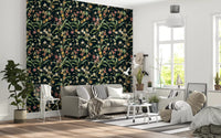 Midnight Botanical Orchard Wallpaper⁠