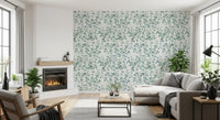 Vintage Countryside Floral Study Wallpaper⁠