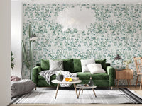 Vintage Countryside Floral Study Wallpaper⁠