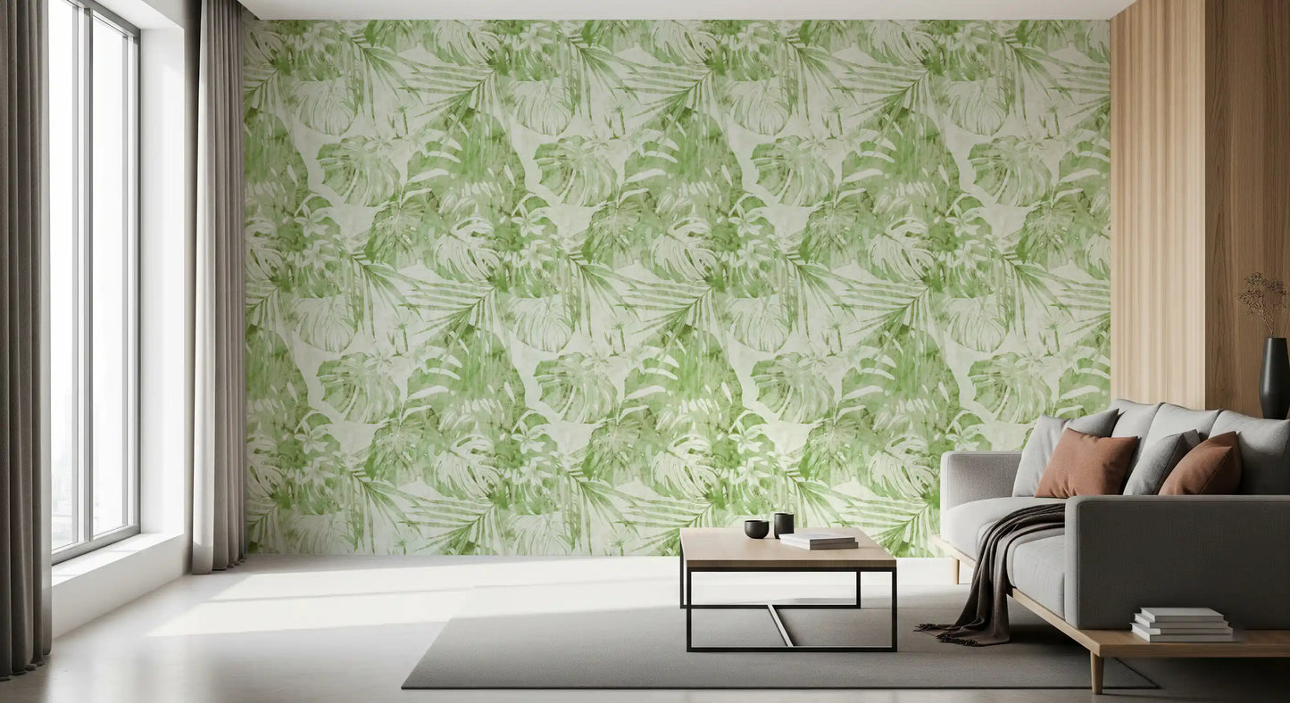 Verdant Botanical Tropics Wallpaper⁠