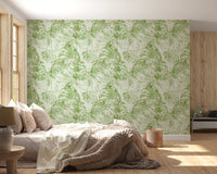 Verdant Botanical Tropics Wallpaper⁠