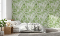 Verdant Botanical Tropics Wallpaper⁠
