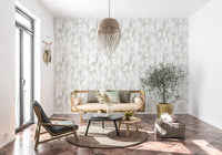 Serene Botanical Sketch Wallpaper⁠
