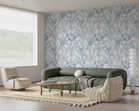 Ethereal Botanical Fern Frost Wallpaper⁠