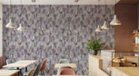 Muted Mauve Leaf Silhouette Wallpaper⁠