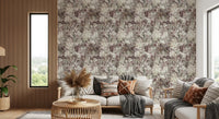 Ethereal Botanical Distressed Garden Wallpaper⁠