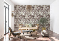 Ethereal Botanical Distressed Garden Wallpaper⁠