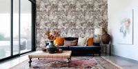 Ethereal Botanical Distressed Garden Wallpaper⁠
