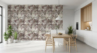 Ethereal Botanical Distressed Garden Wallpaper⁠