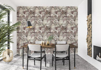 Ethereal Botanical Distressed Garden Wallpaper⁠