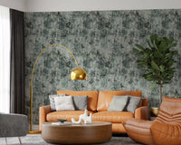 Industrial Sage Concrete Texture Wallpaper⁠