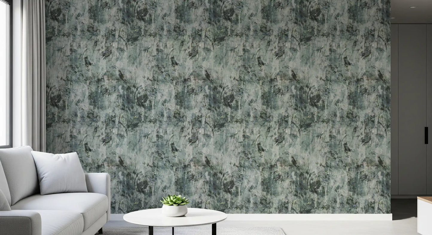 Industrial Sage Concrete Texture Wallpaper⁠