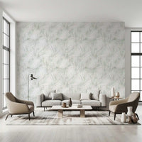 Sage Palm Botanical Sketch Wallpaper⁠