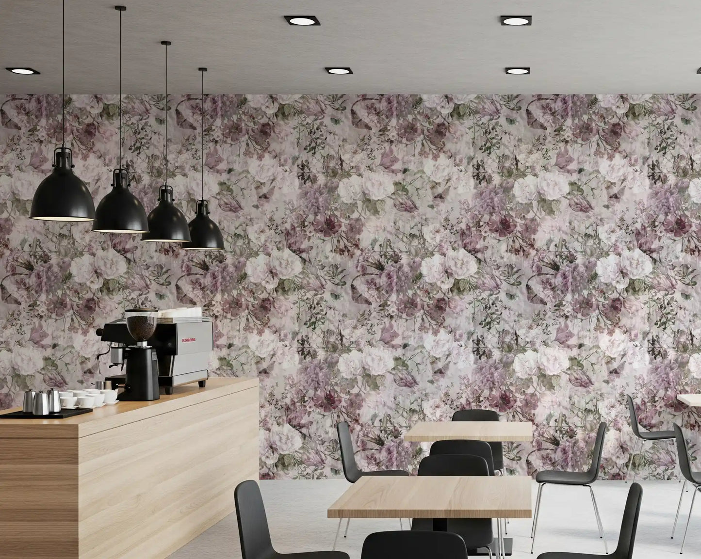 Vintage Botanical Floral Art Wallpaper⁠