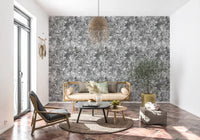 Monochrome Jungle Foliage Wallpaper⁠
