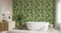 Vintage Botanical Foliage Wallpaper⁠