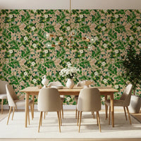 Vintage Botanical Foliage Wallpaper⁠