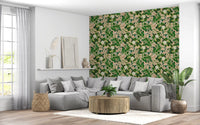 Vintage Botanical Foliage Wallpaper⁠