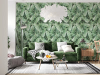 Rustic Tropical Pineapple Art Wallpaper⁠