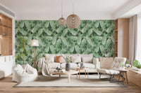 Rustic Tropical Pineapple Art Wallpaper⁠