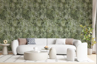 Forest Fern Botanical Print Wallpaper⁠