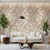 Sun-Drenched Tropical Fruit Motif Wallpaper⁠