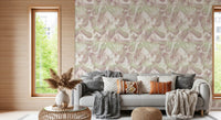Sun-Drenched Tropical Fruit Motif Wallpaper⁠