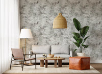 Muted Tropical Foliage Wallpaper⁠