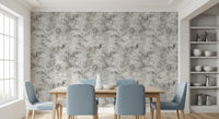 Muted Tropical Foliage Wallpaper⁠