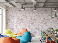 Pretty petal scatter of the Blush wallpaper fills a OFFICE room with blush tones GD12352