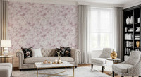 Falling petals of the Petal Drift wallpaper suit a calm LIVING ROOM GD12352
