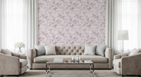 Five-petal flowers scatter on brown branches on the Blush wallpaper GD12352