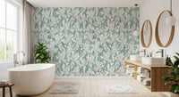 Minimalist Garden Leaf Trail Wallpaper⁠
