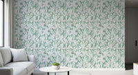 Minimalist Garden Leaf Trail Wallpaper⁠