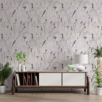 Ethereal Pressed Wildflowers Wallpaper⁠