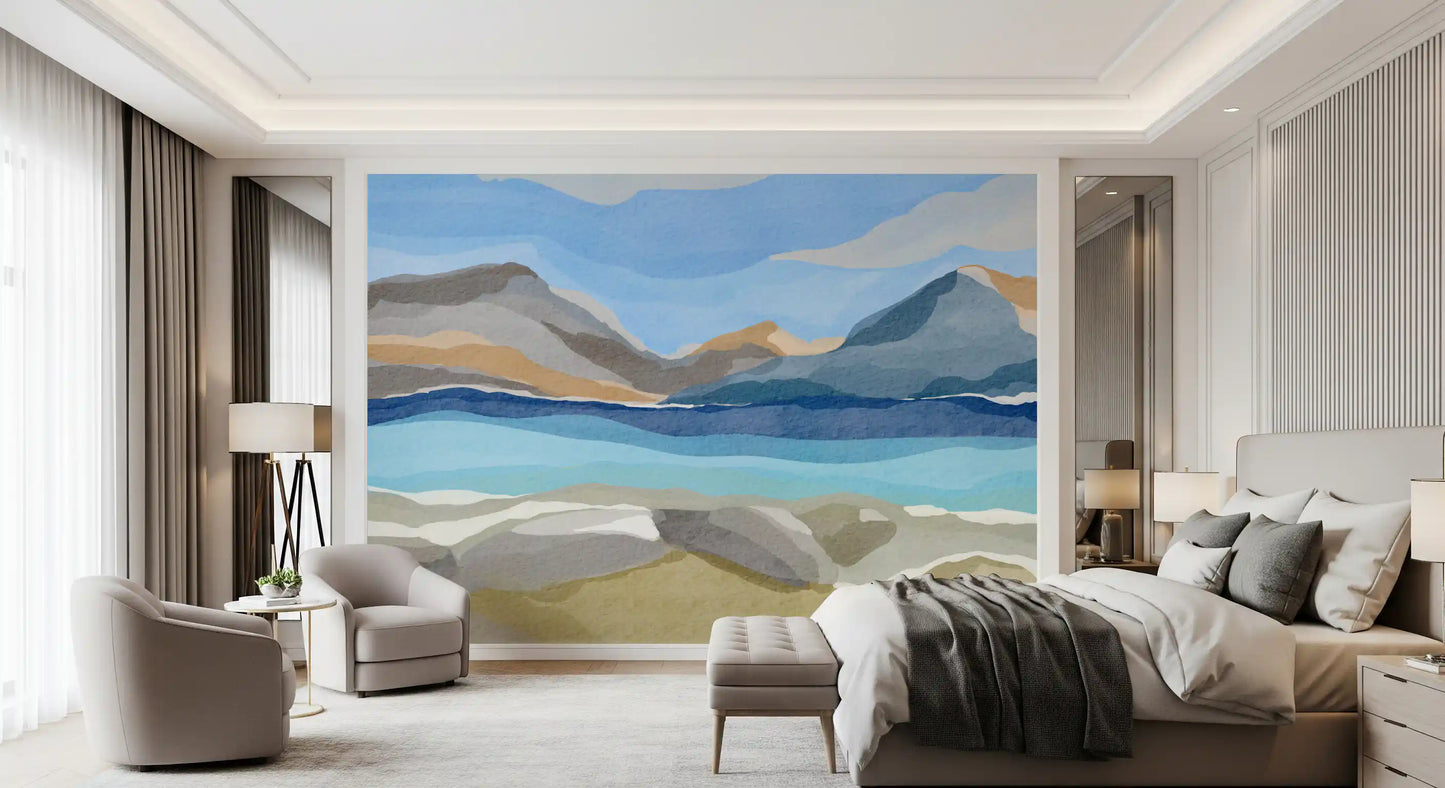 Scandinavian Fjord Wall Mural