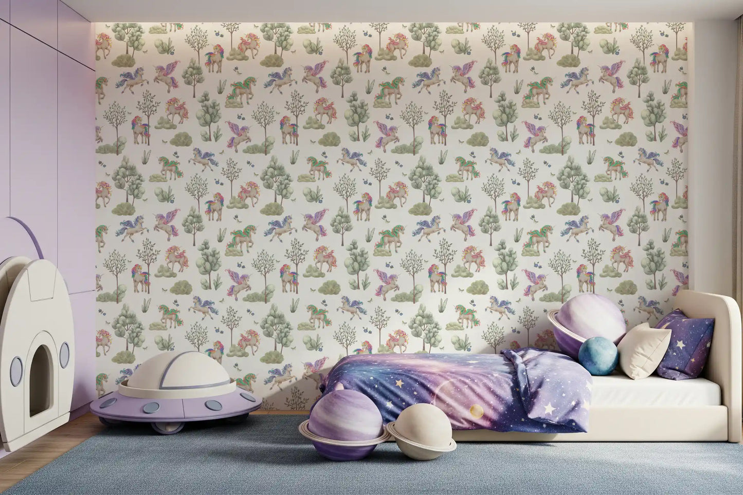 Magical Unicorn Forest Adventure Wallpaper⁠