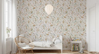 Enchanted Woodland Bunny Trail Wallpaper⁠