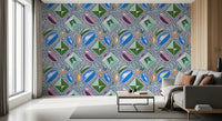Royal Gemstones Blue Pastel Wallpaper⁠