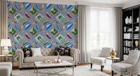 Royal Gemstones Blue Pastel Wallpaper⁠