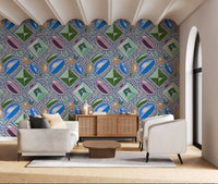 Royal Gemstones Blue Pastel Wallpaper⁠