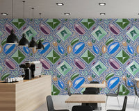 Royal Gemstones Blue Pastel Wallpaper⁠