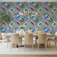 Royal Gemstones Blue Pastel Wallpaper⁠
