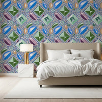 Royal Gemstones Blue Pastel Wallpaper⁠