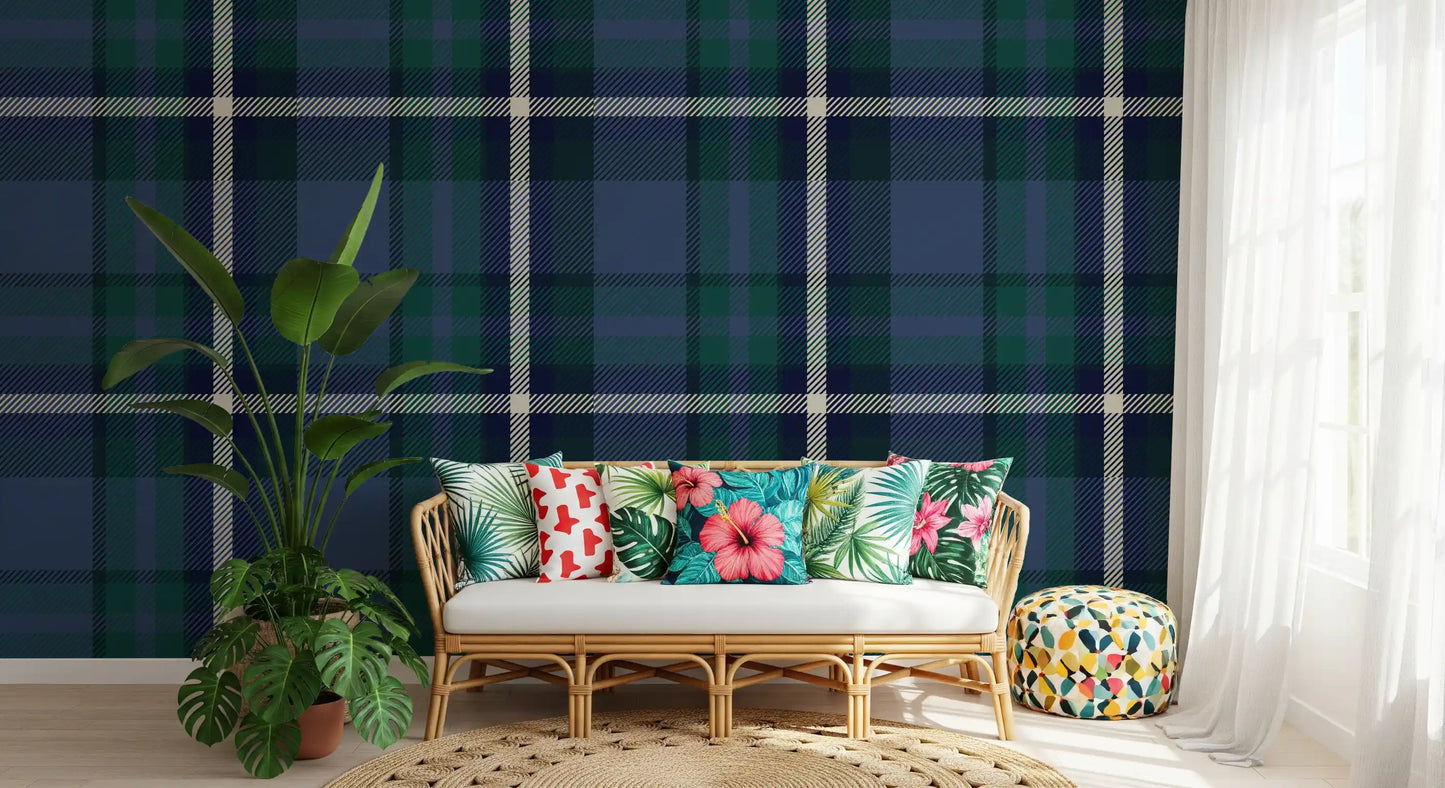 Heritage Tartan Check Wallpaper⁠