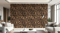 Abstract Earth Toned Geometric Shapes Wallpaper⁠