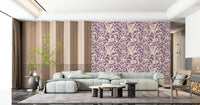 Cream Botanical Silhouette Wallpaper⁠