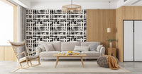 Monochrome Crosshatch Texture Wallpaper⁠