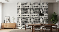 Monochrome Crosshatch Texture Wallpaper⁠