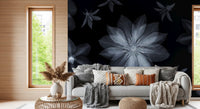Ethereal Night Flora Wall Mural